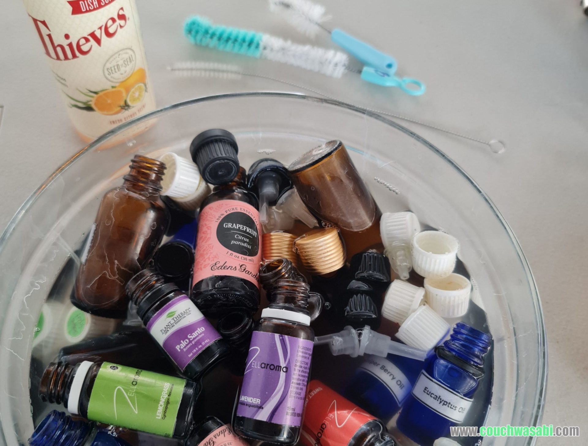 How to Clean Your Empty EO Bottles